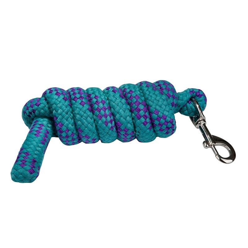 Tabelo Acrylic 6ft Lead Rope - Teal/Purple - 6