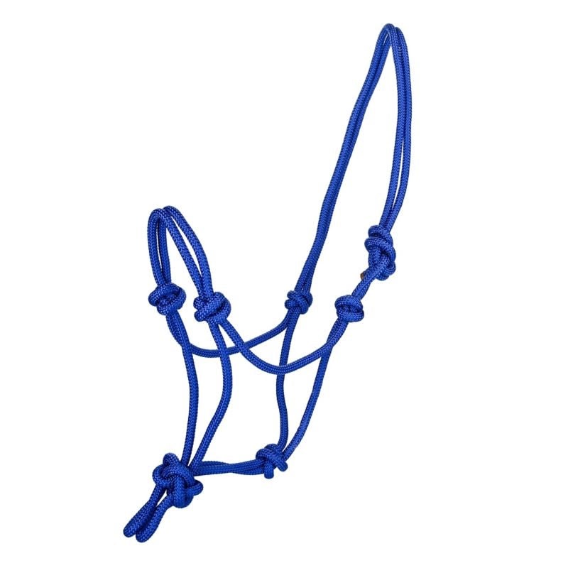 Tabelo Cowboy Rope Halter - Royal - Horse