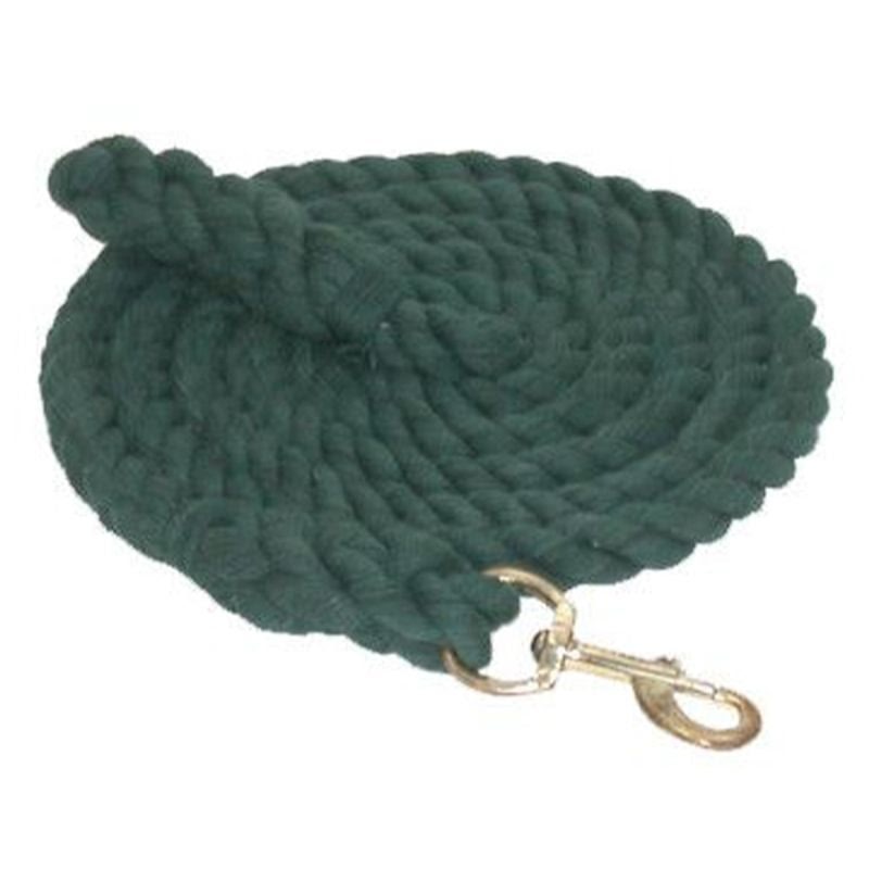 Tabelo Cotton 10ft Lead with Bolt Snap - Hunter - 10