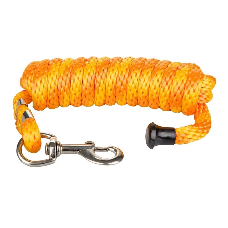 Tabelo Poly 10ft Lead with Snap - Orange/Yellow - 10