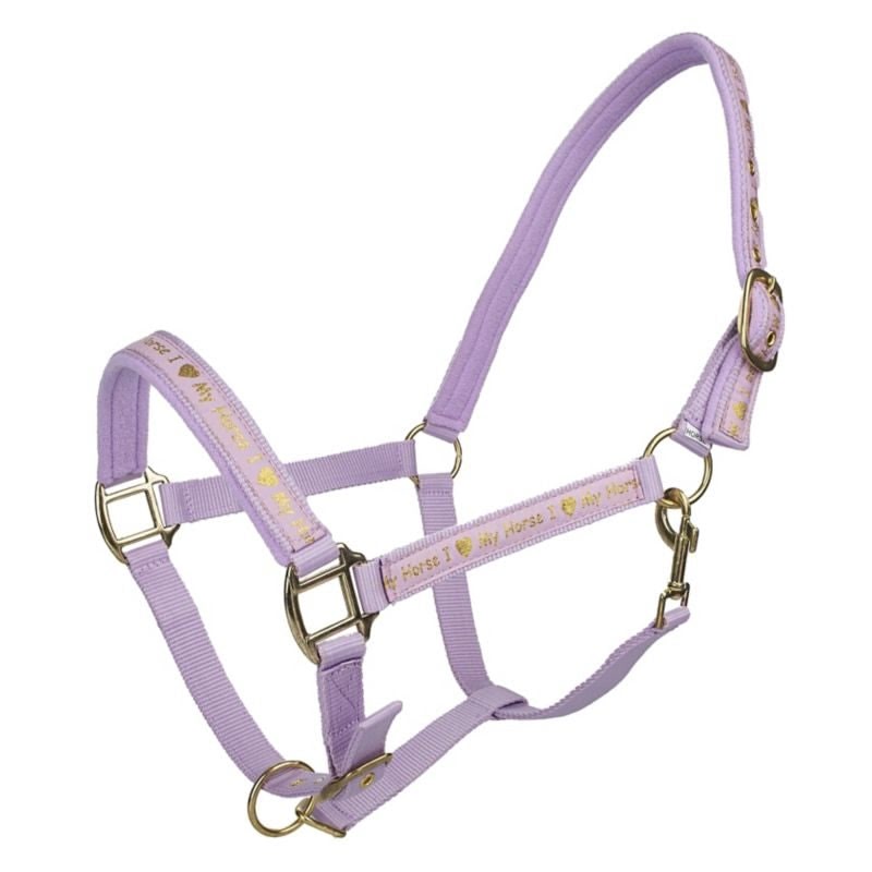 Tabelo I LOVE MY HORSE Halter - Lavender - Horse