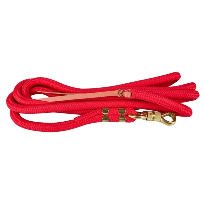 Tabelo Nylon Trainers Lead 5/8x13ft - Red - 5/8" x 13