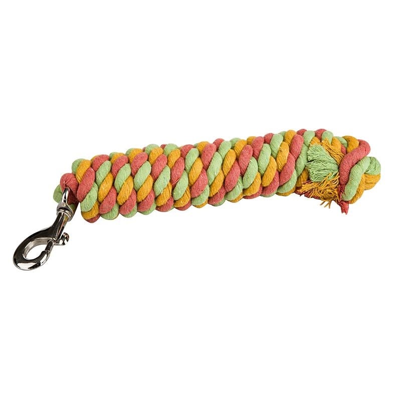 Tabelo Tri-Color Cotton Lead - Orange/Lime/Yellow - 5/8" x 9