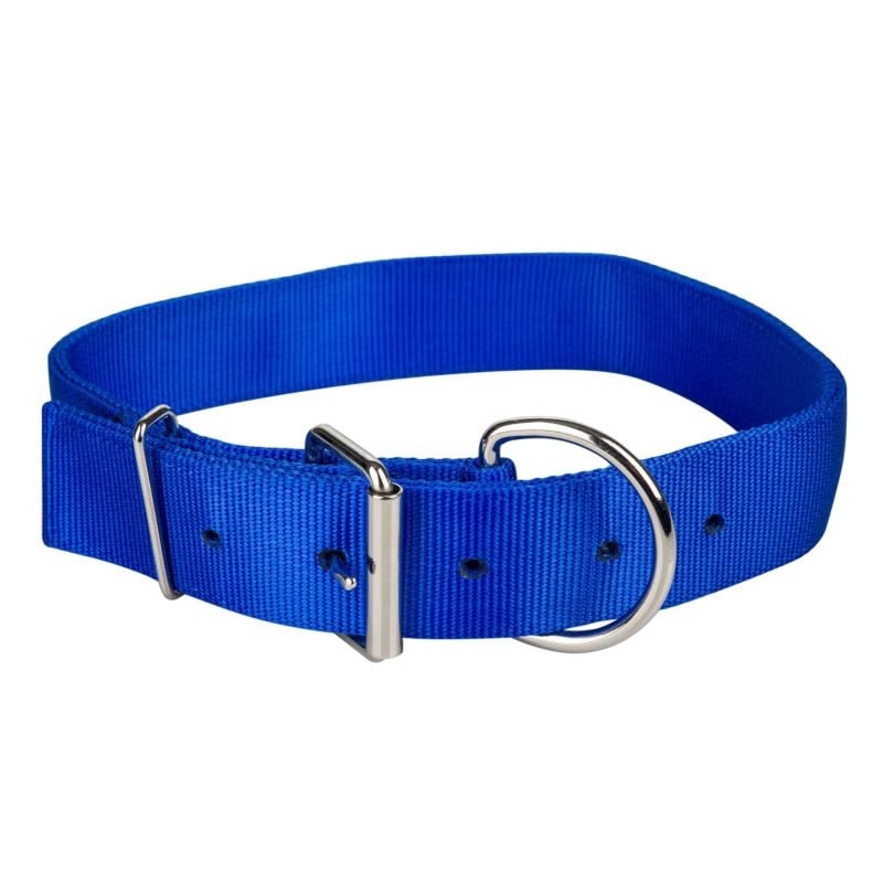 Gatsby Nylon Cattle Collar - Blue - 1 3/4 x 36"