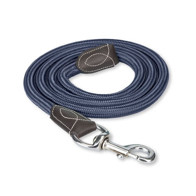 OEQ Leather Rope Lead - Navy - 6