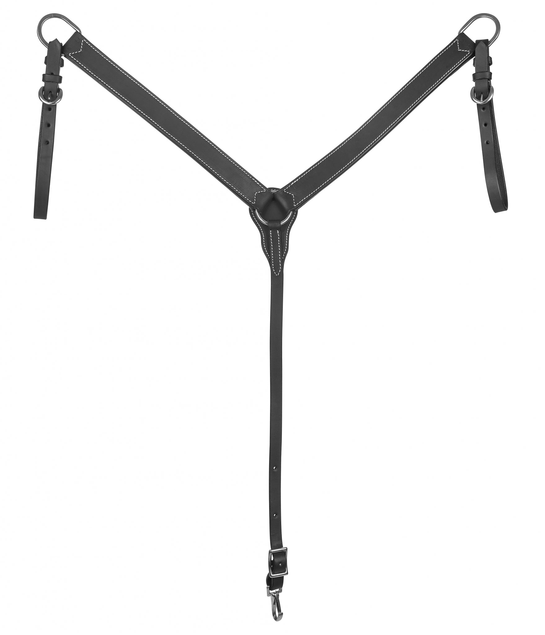 Tabelo Western Breast Collar - Black - Horse