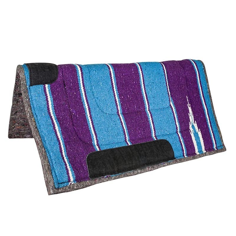 Tabelo Navajo Felt Pad - Purple/Turquoise - 30 x 30