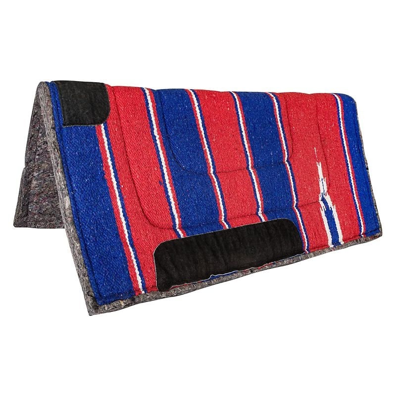 Tabelo Navajo Felt Pad - Red/Blue - 30 x 30