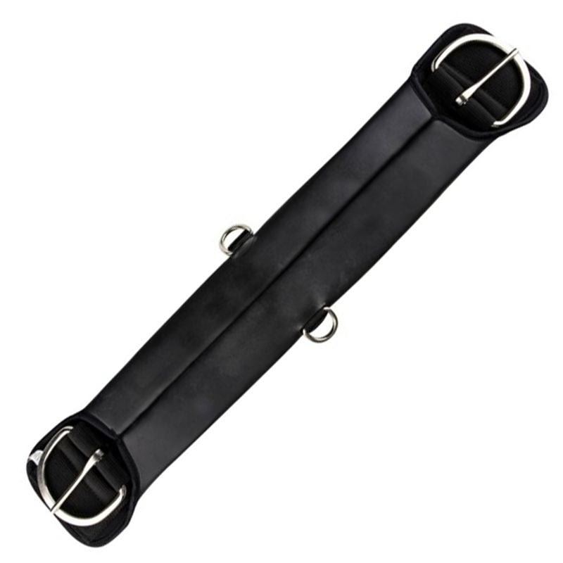 Tabelo Neoprene Western Girth with NP Hardware - Black - 26"