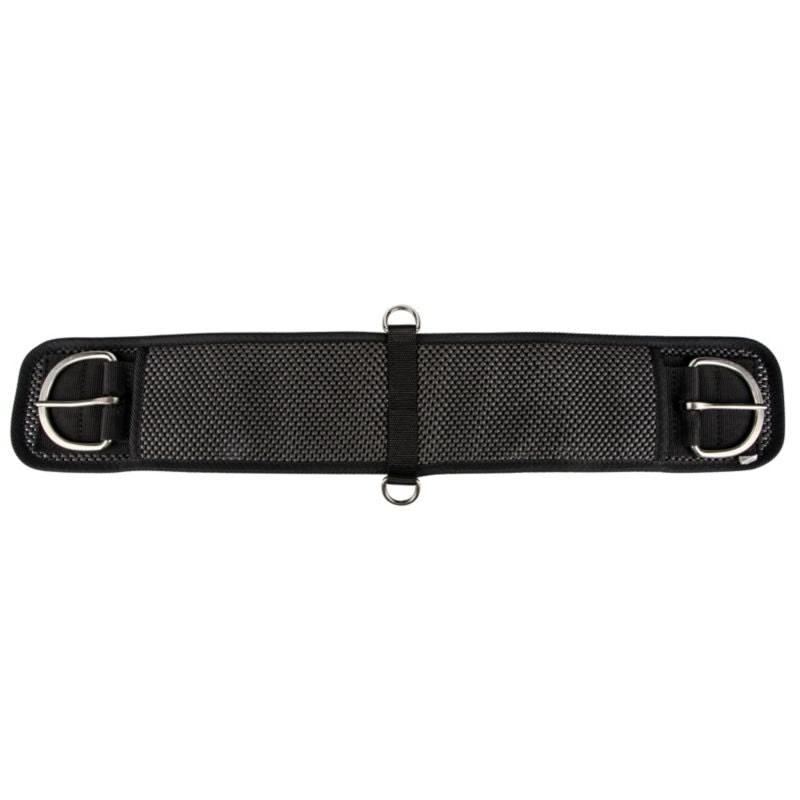 Tabelo Sta-Put Perforated Girth - Black - 28"
