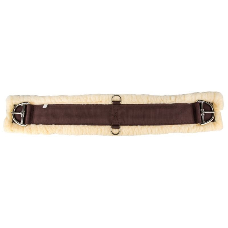 Tabelo Western Fleece Girth - Brown - 28"