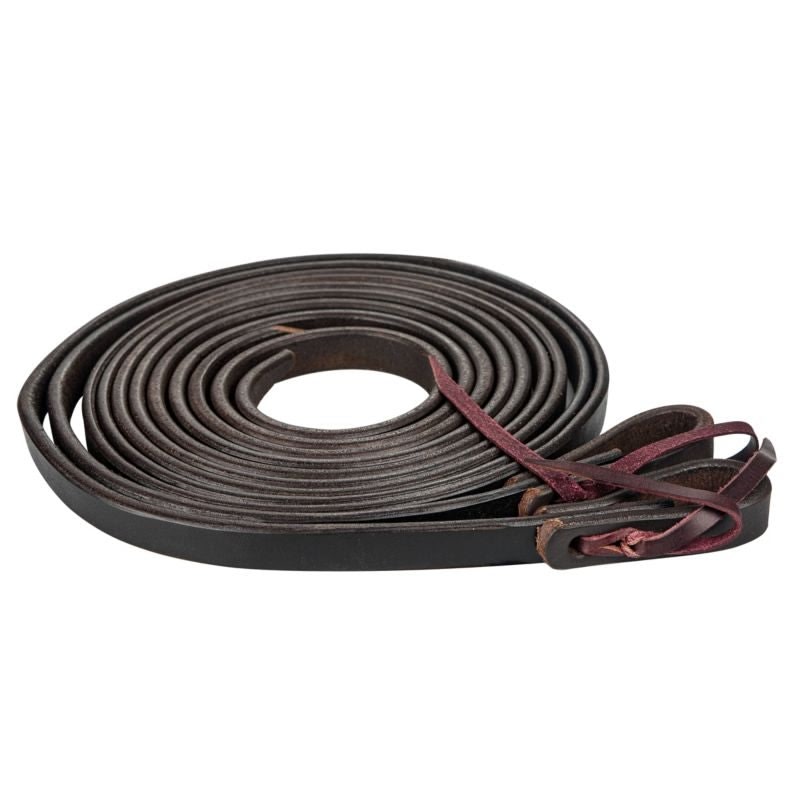 Tabelo Split Reins with Water Ties - Brown - 5/8" x 75