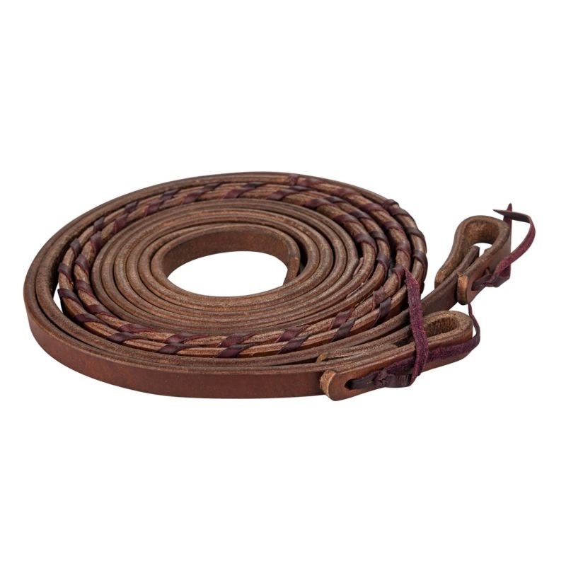 Tabelo Split Reins with Latigo Laces 5/8x75ft - Harness - 5/8" x 75