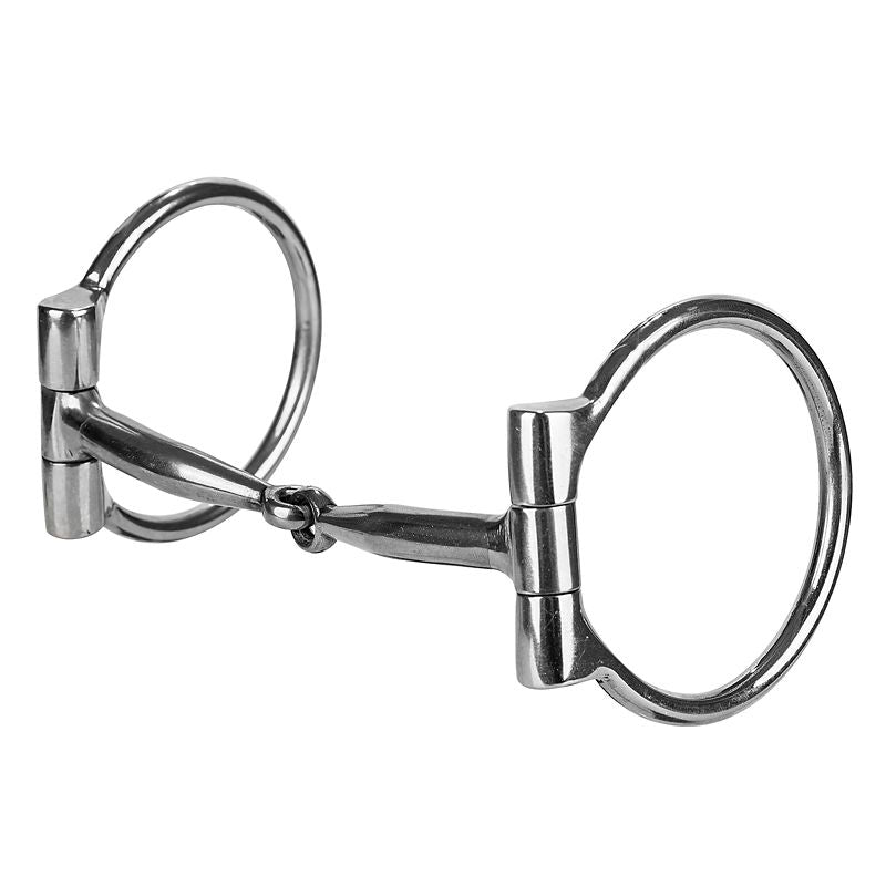 Tabelo SS Thick Snaffle Offset Dee Bit 5 - Stainless Steel - 5"