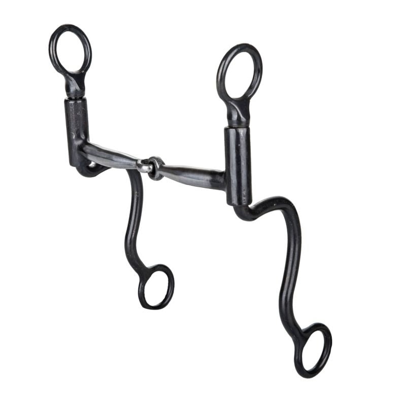 Tabelo Brushed Cavalry Curb Bit 5 - Black Steel - 5"
