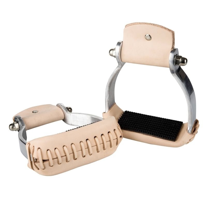 Tabelo Aluminum Stirrups with Pad - 3"