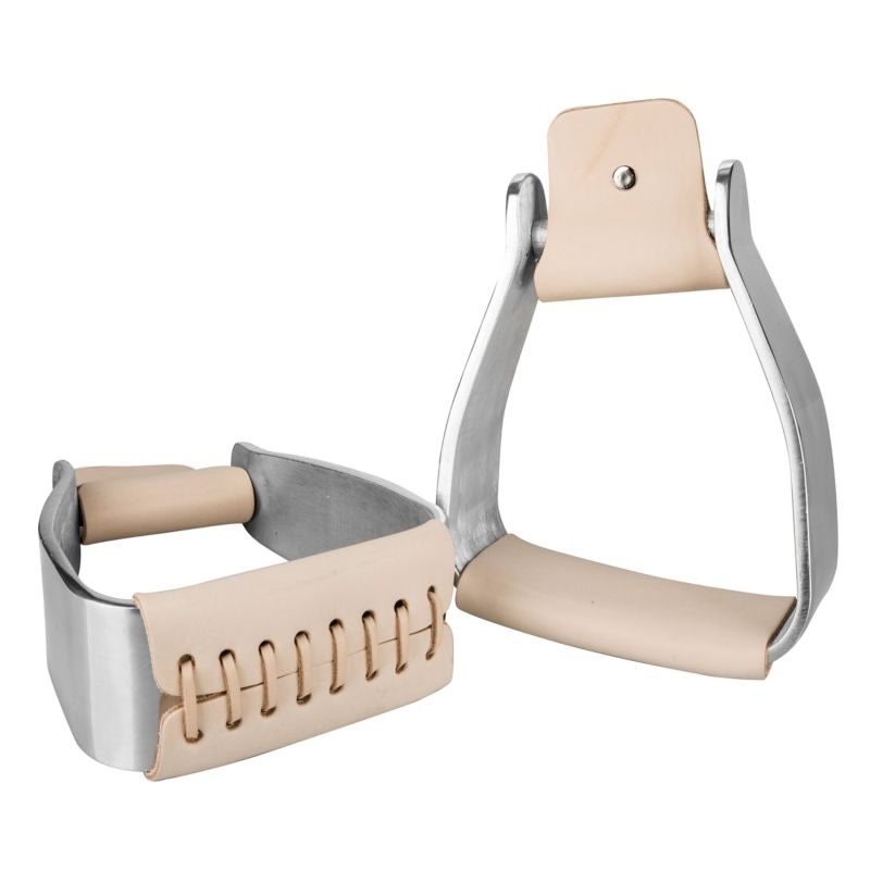 Tabelo Slanted Aluminum Stirrups - Gray