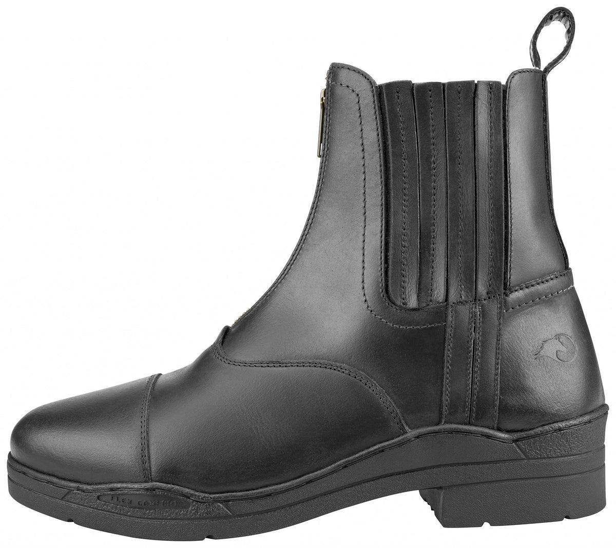 OEQ Ladies Winter Paddock Boot - Black - 6