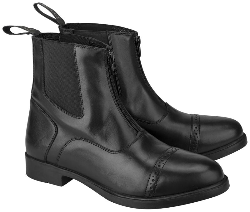 OEQ Ladies CoreRide Leather Paddock Boot - Black - 7