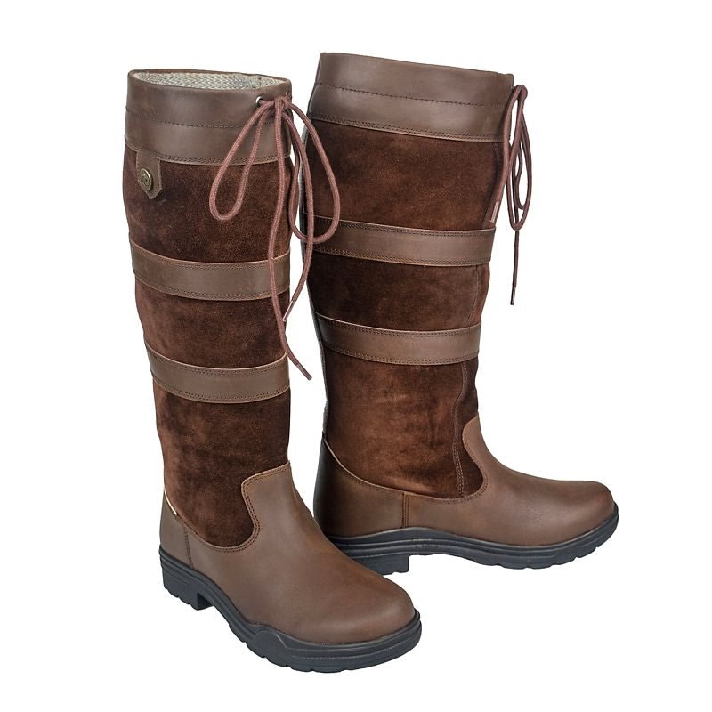 OEQ Ladies Fair Hill Country Boot - Brown - 7