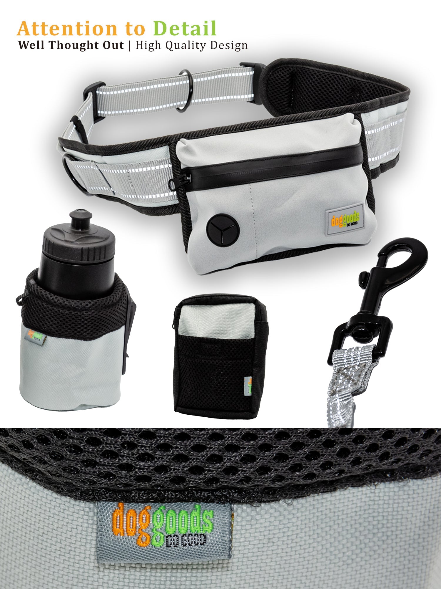 Dog Leash Fanny Pack (The Everything Leash) by DogGoods ™