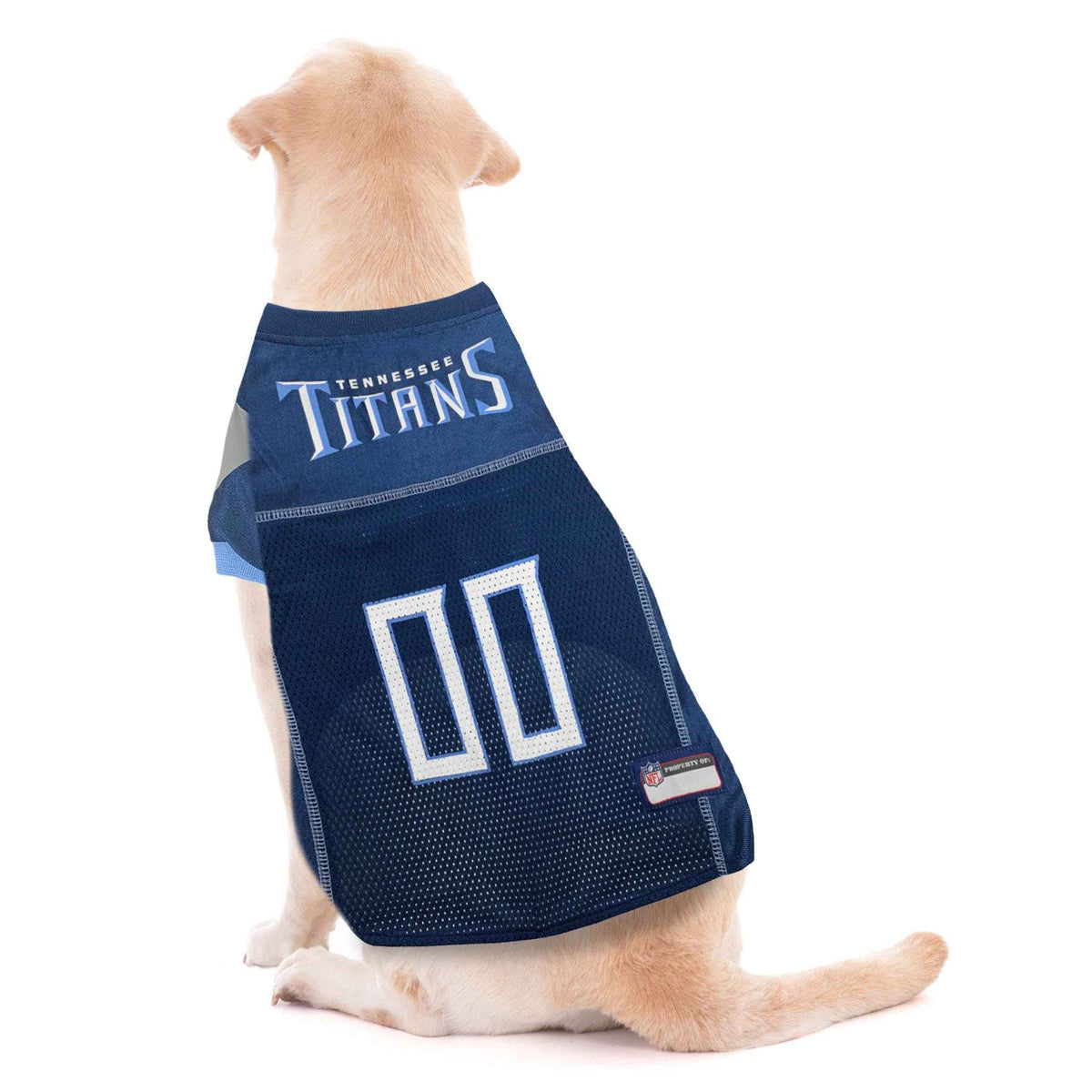 NFL Tennessee Titans Striped Mesh Pet Jersey