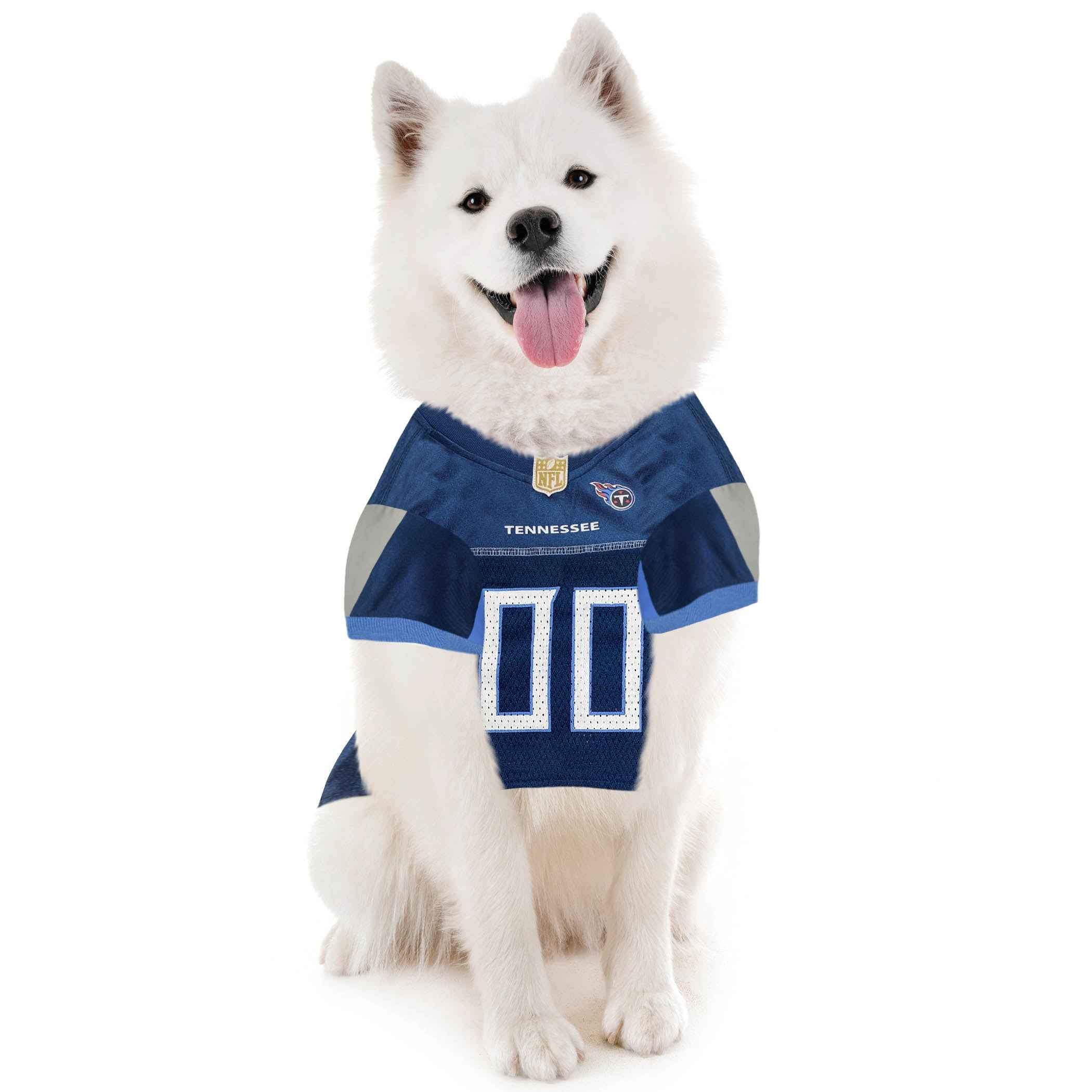 Tennessee Titans Pet Striped Jersey