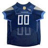 Tennessee Titans Pet Striped Jersey