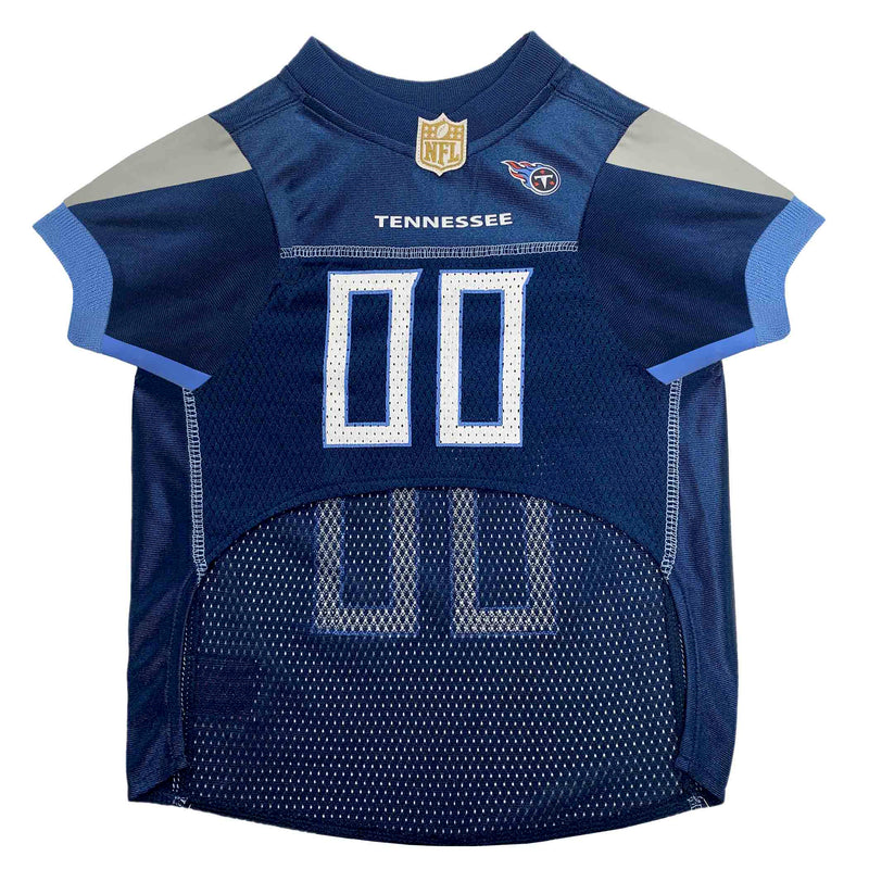 NFL Tennessee Titans Striped Mesh Pet Jersey