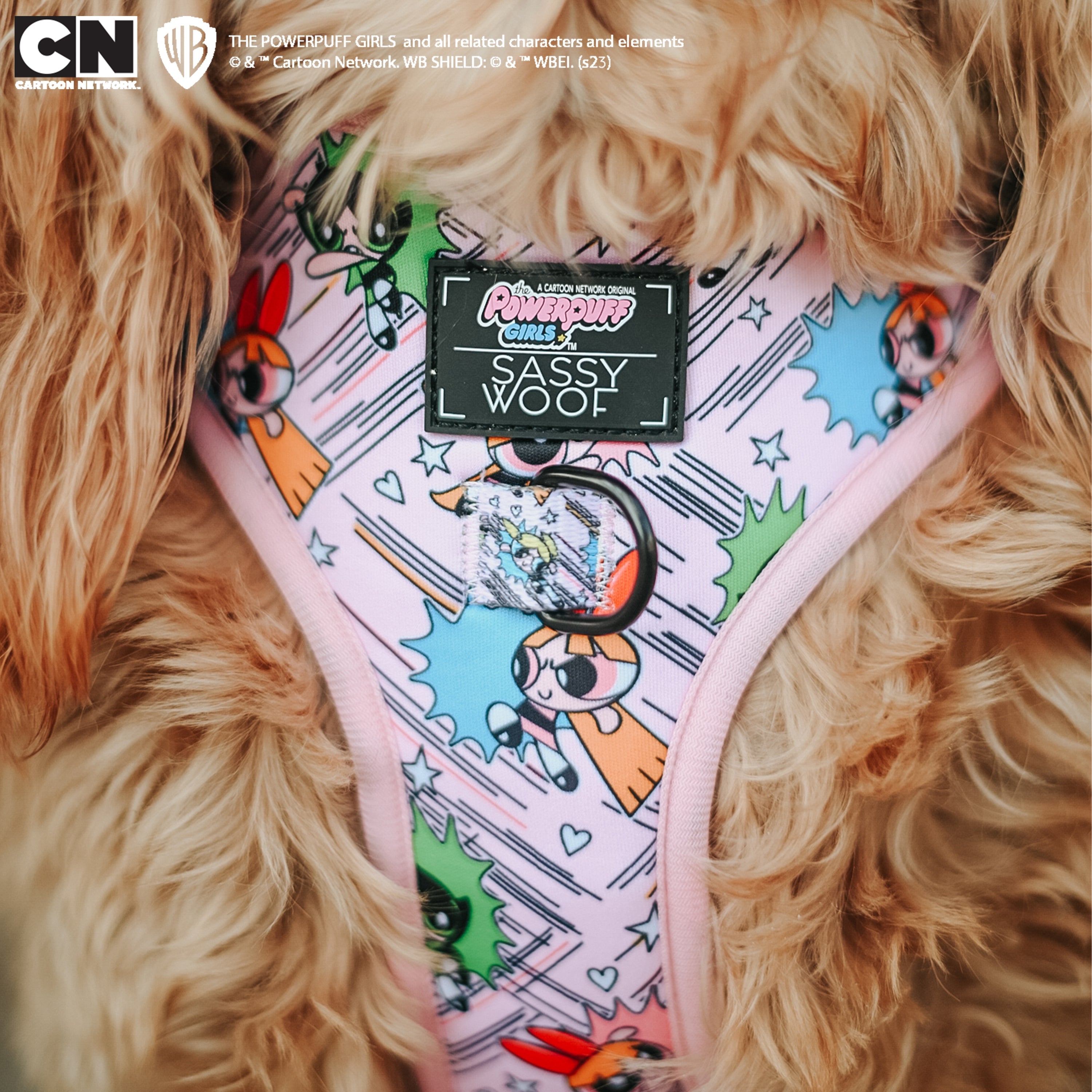 Dog Adjustable Harness - The Powerpuff Girls™ (Pink)