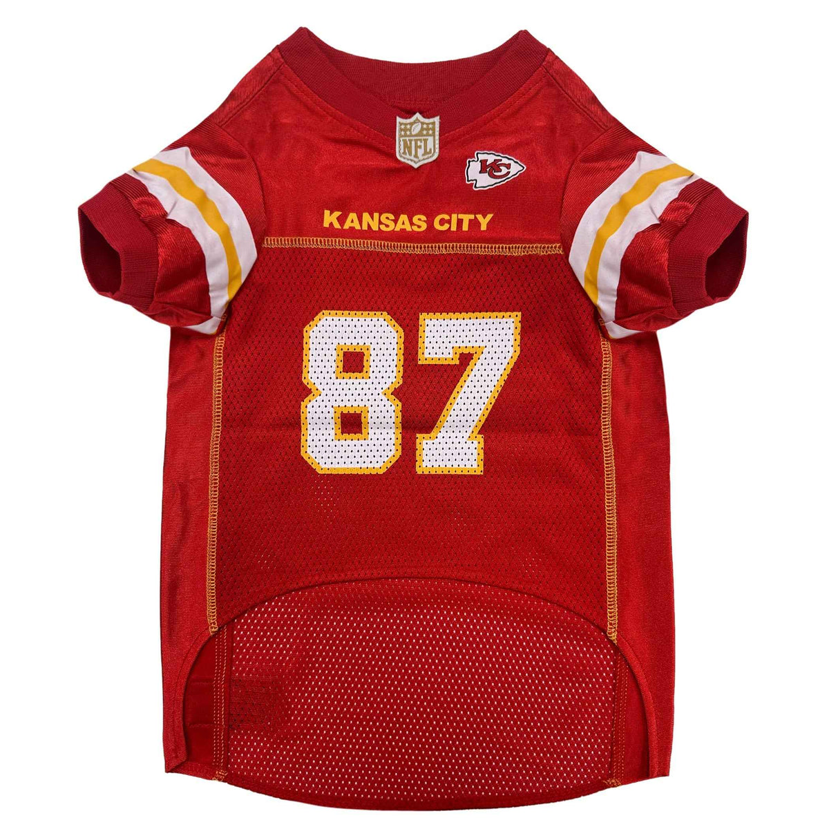Travis Kelce Kansas City Chiefs Mesh NFL Jerseys by Pets First