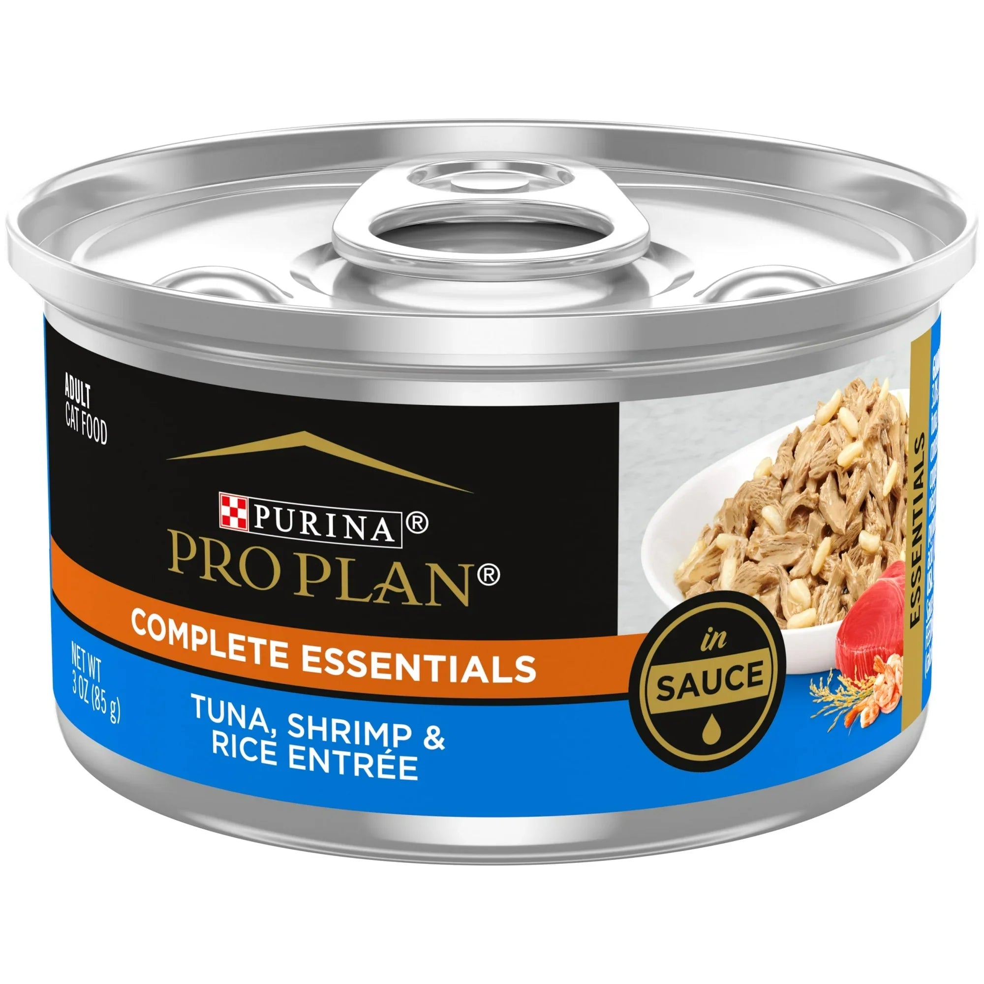 Pro Plan Complete Essentials Tuna, Shrimp & Rice Entre In Sauce Wet Cat Food (3oz)