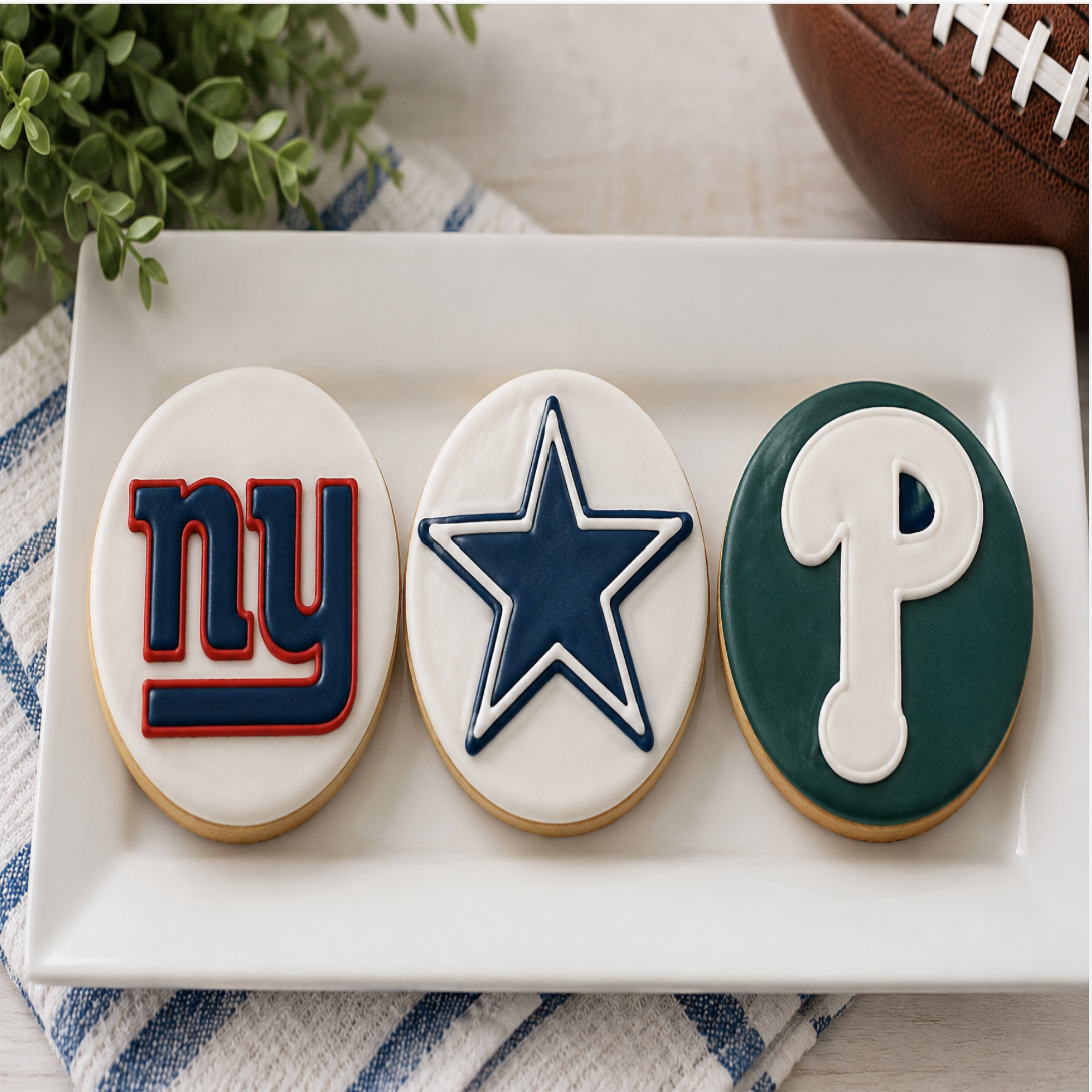 Organic Football Sports Team Cookies 🏈
