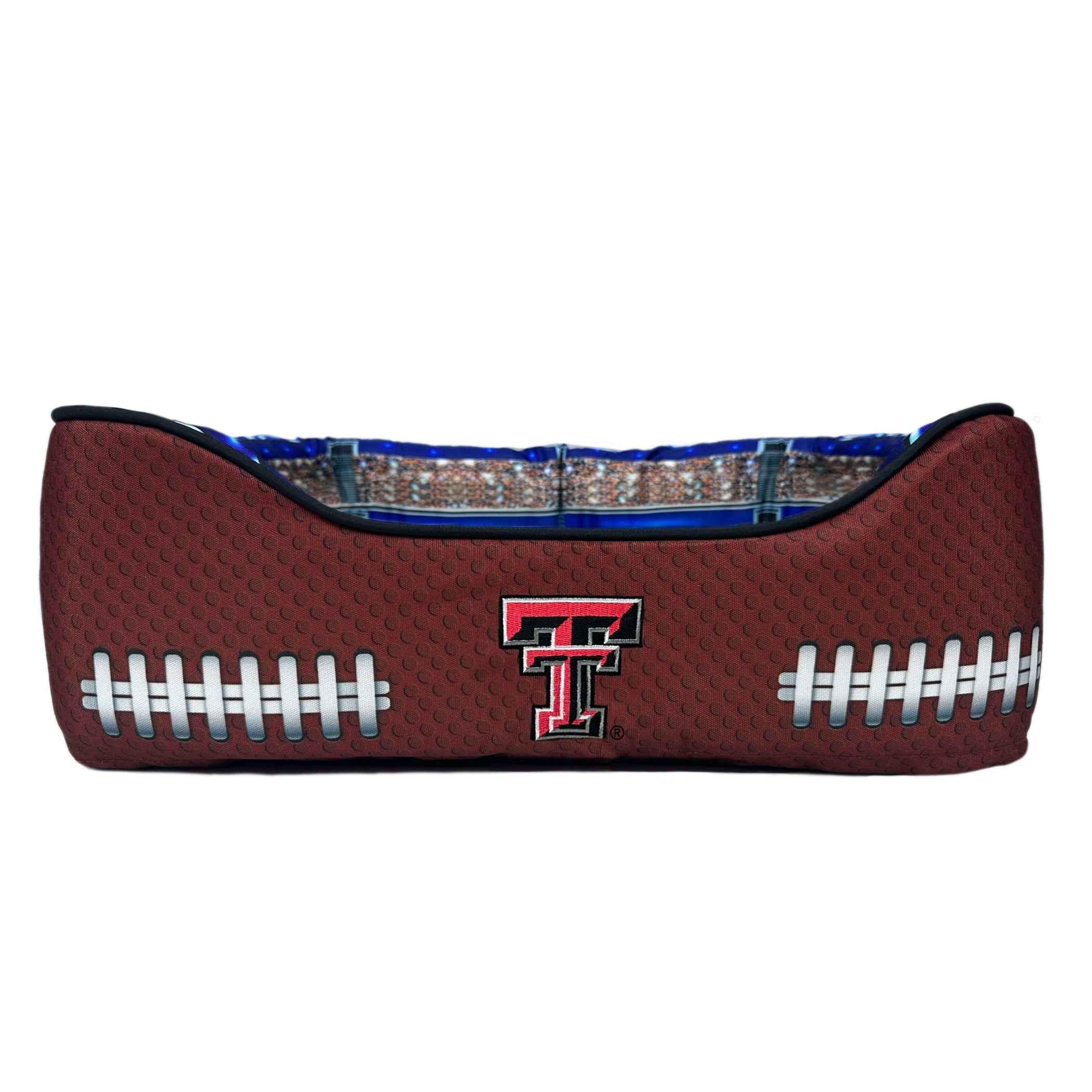 NCAA Texas Tech University Red Raiders Stadium Dog Bed