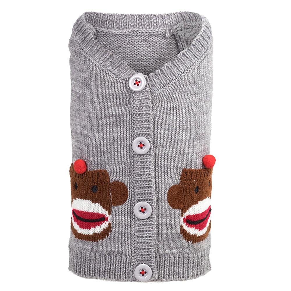 Sock Monkey Cardigan
