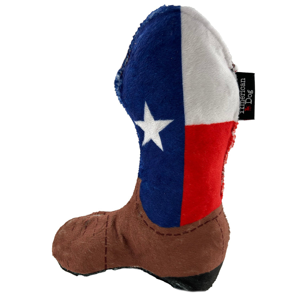 Texas Flag Cowboy Boot Dog Toy
