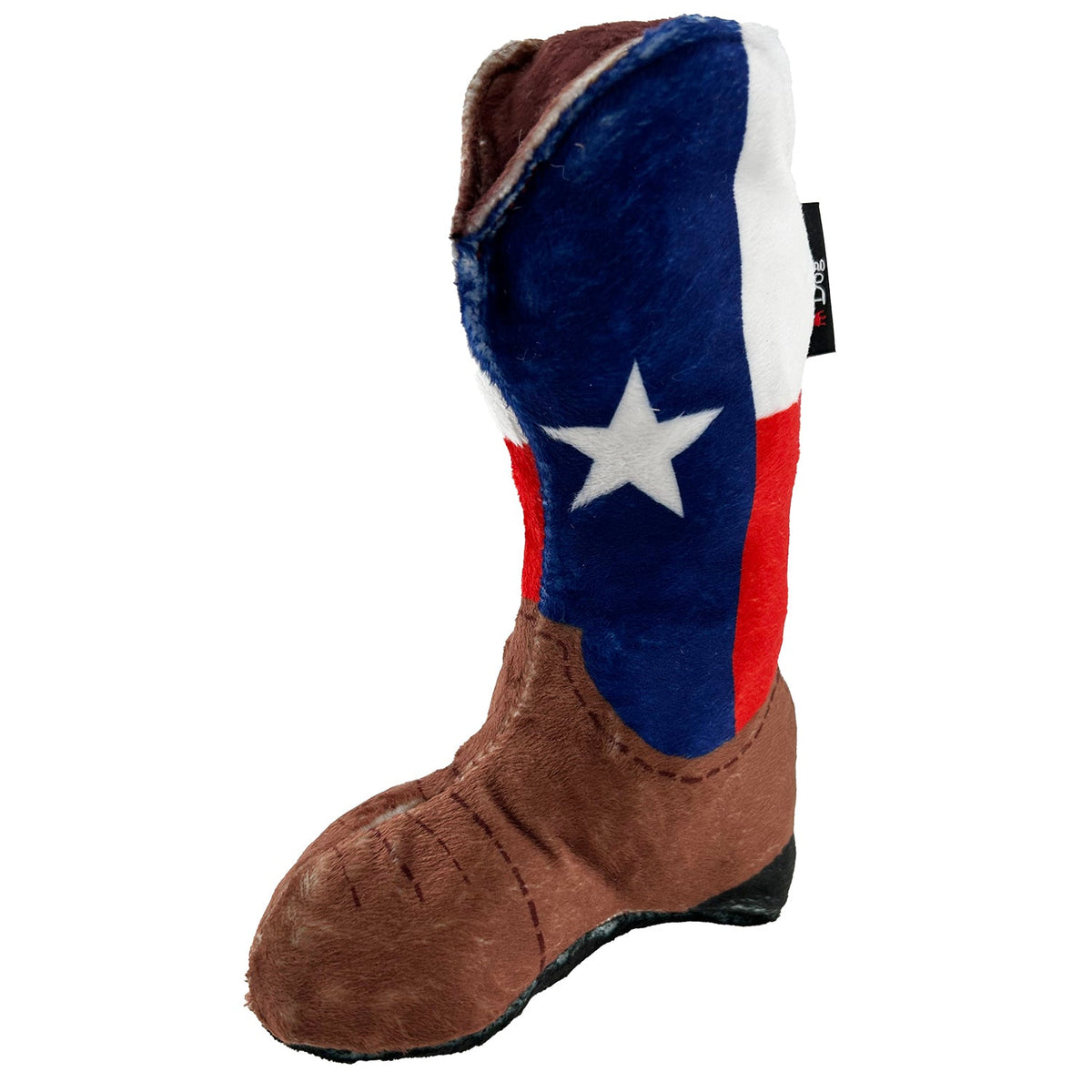 Texas Flag Cowboy Boot Dog Toy