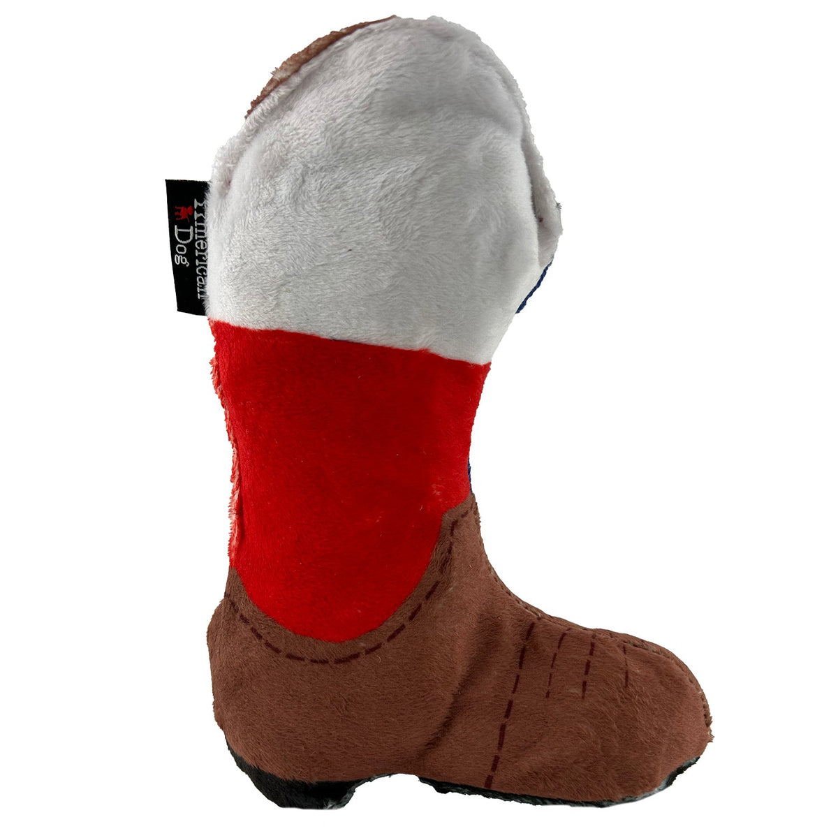 Texas Flag Cowboy Boot Dog Toy
