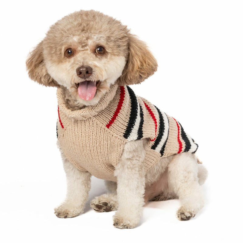 Chilly Dog Bentley Alpaca Stripe Dog Sweater
