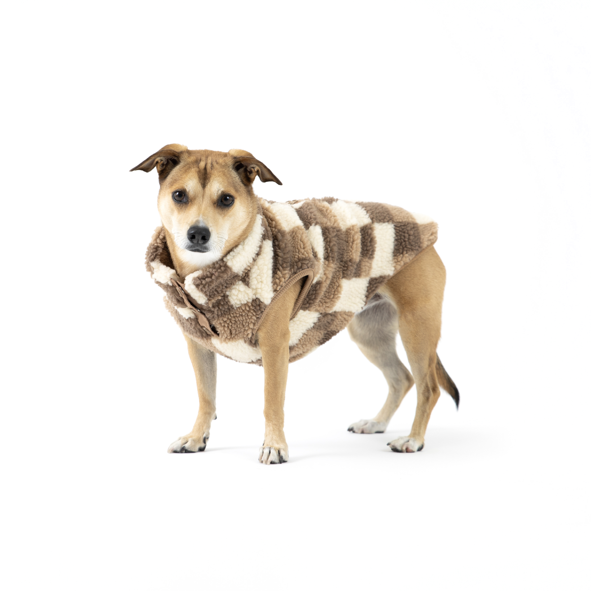 Fab Ski Tan Sherpa Vest 
