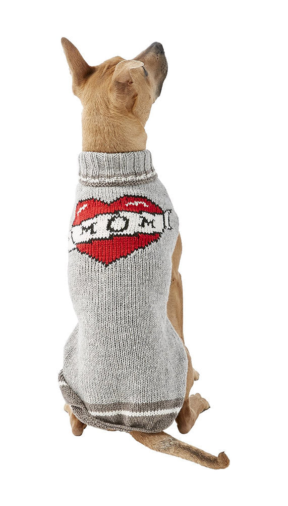 Tattooed Mom Wool Dog sweater