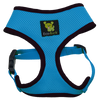 EcoBark Teal Dog Harness - Over-the-Head Soft Mesh Dog Vest Halter for Small to Medium Dogs and Puppies