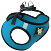 EcoBark Step In Dog Harness - Teacup & Small Breeds- Reflective Soft Mesh Harness for Teacup, Small Dogs and Puppies / Teal