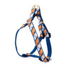 Up Country Terracotta Plaid Dog Cast Brass Dog Harness