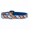 Up Country Terracotta Plaid Small Breed Dog Collar Made in USA
