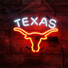Texas Longhorn Real Glass Neon Sign