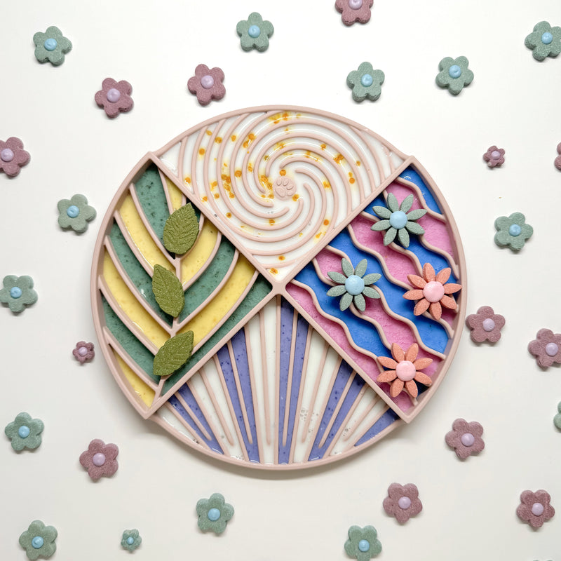 Lick Mat Circle - Does your fur child have boundless energy? You dont know how to entertain him on rainy days or when youre not at home? W. Fast shipping from H
