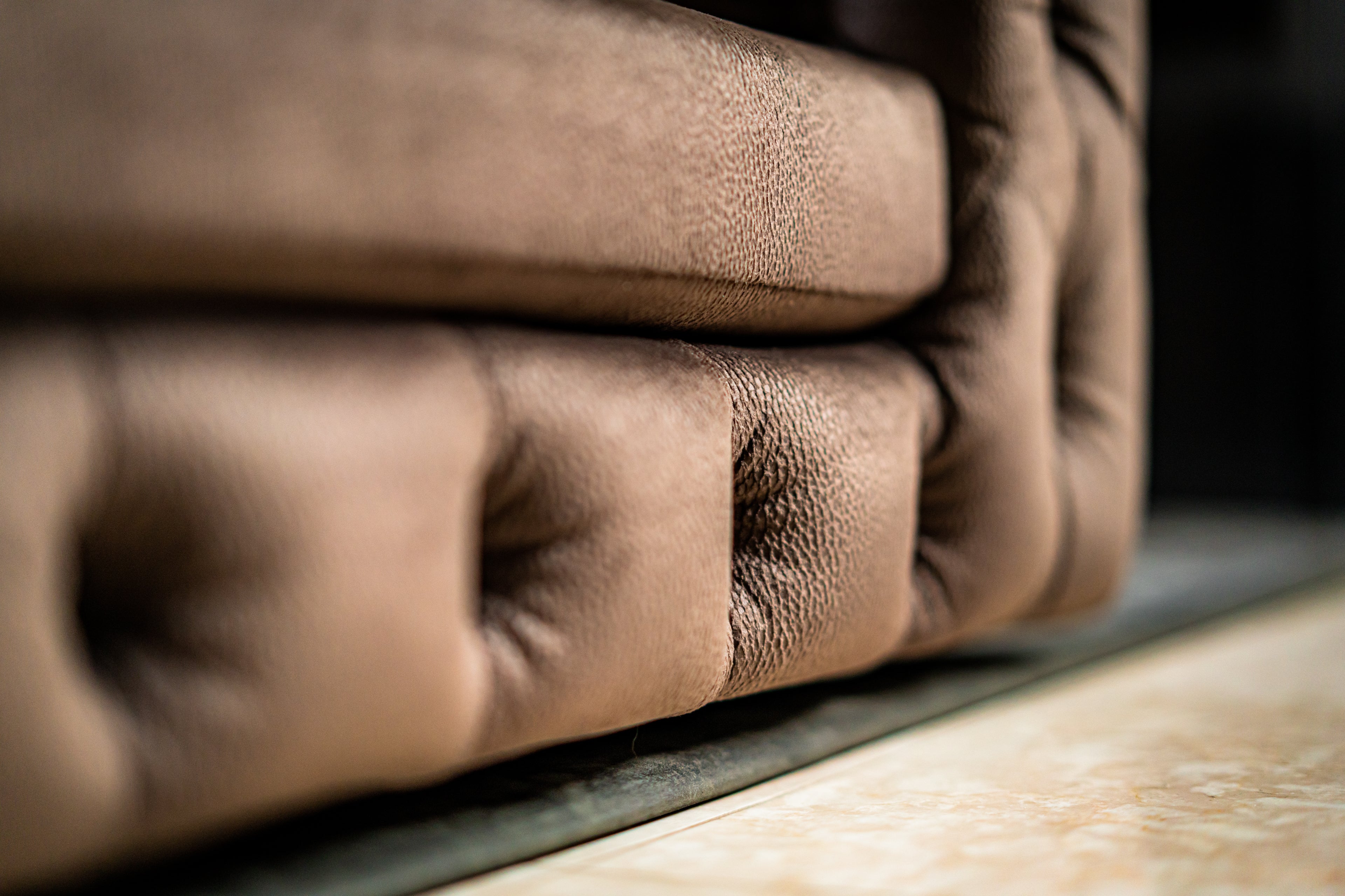 The Glamour Luxury Pet Bed in Beige