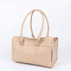 Hello Doggie Grand Voyager Faux Fur Travel-Friendly Tan Dog Carrier