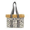 Sannetta Bag: Designer Printed Leather Dog Carrier | Handcrafted Calfskin